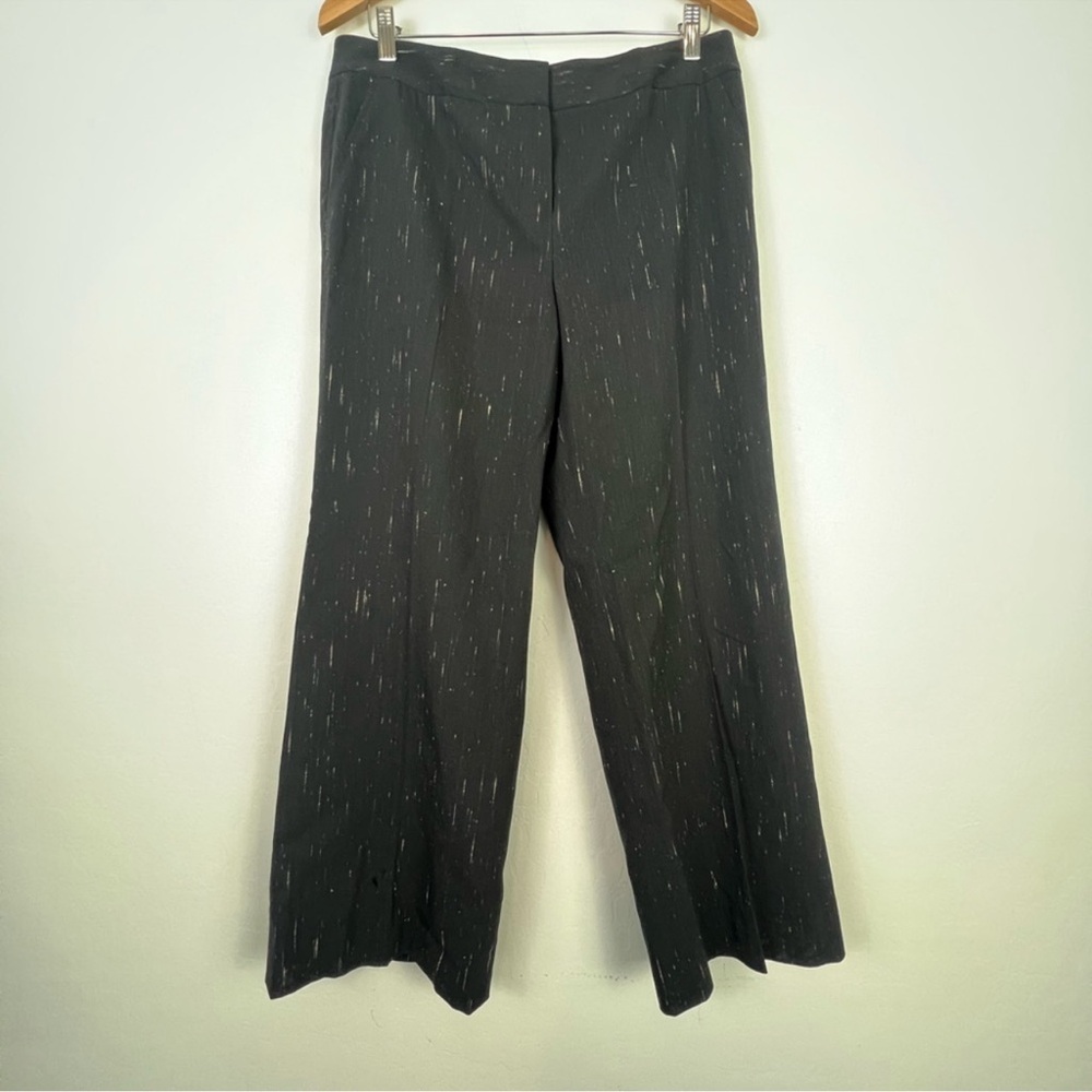 Lafayette 148 New York Pants Size 8 wide leg trouser slacks luxury quality